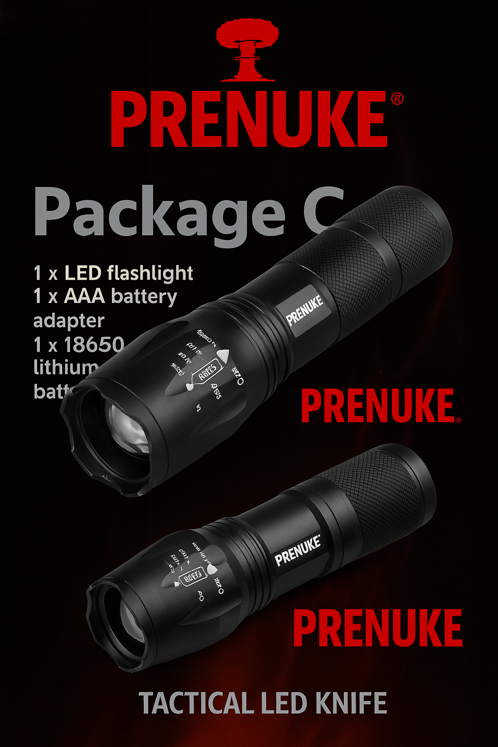 PRENUKE® Tactical Flashlight