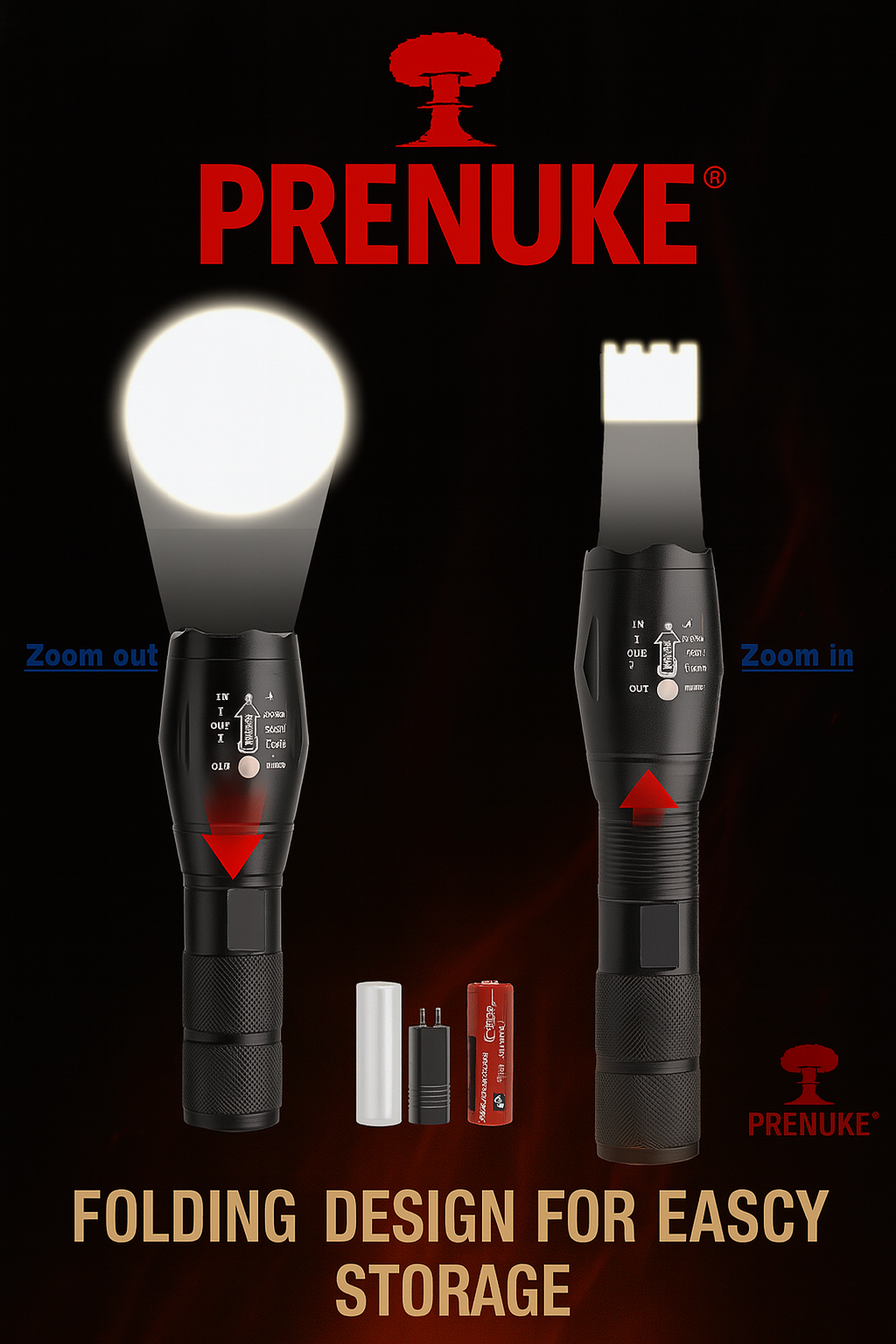 PRENUKE® Tactical Flashlight