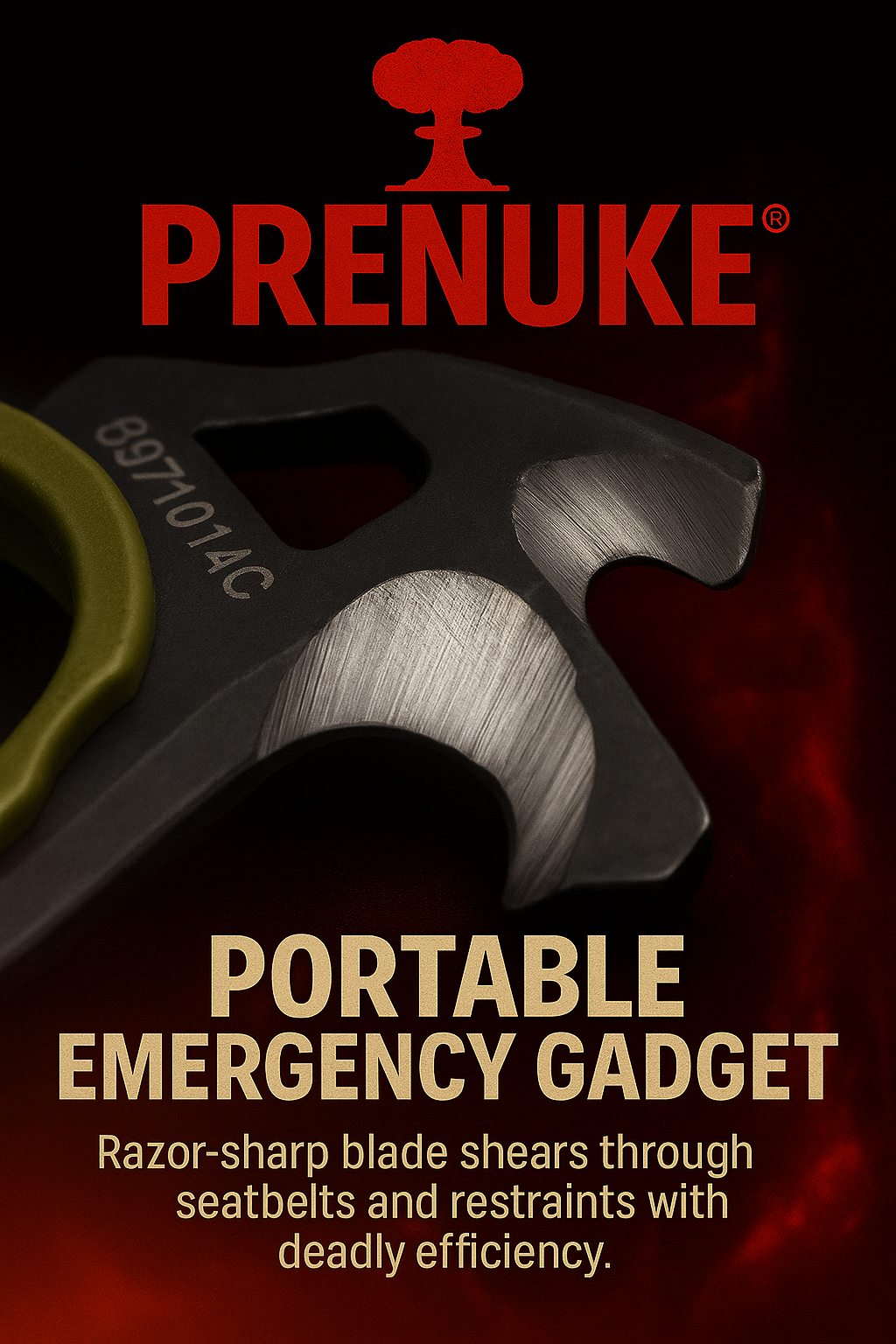PRENUKE® Micro Lama d’Emergenza – Portatile, Tascabile, Letale
