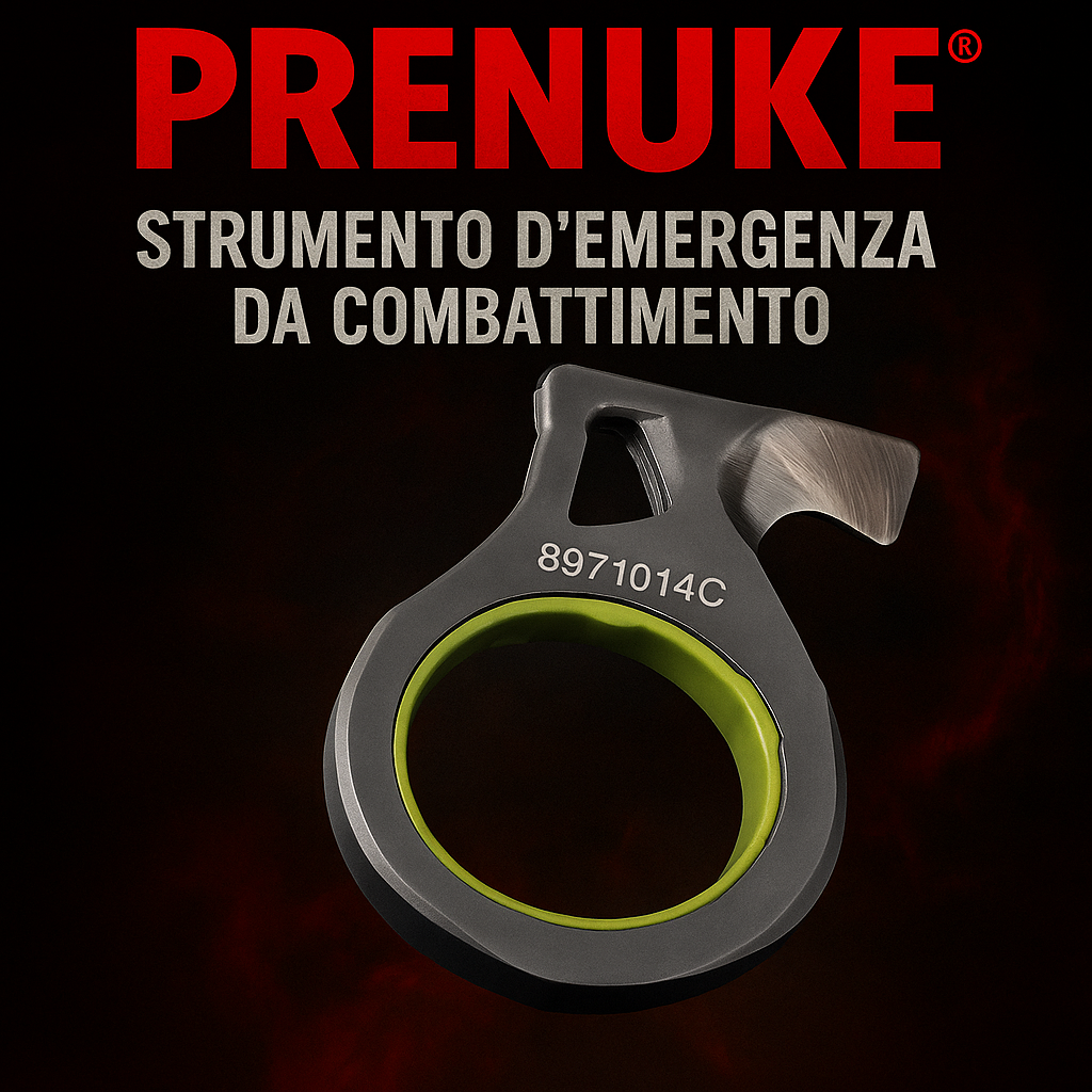 PRENUKE® Micro Lama d’Emergenza – Portatile, Tascabile, Letale