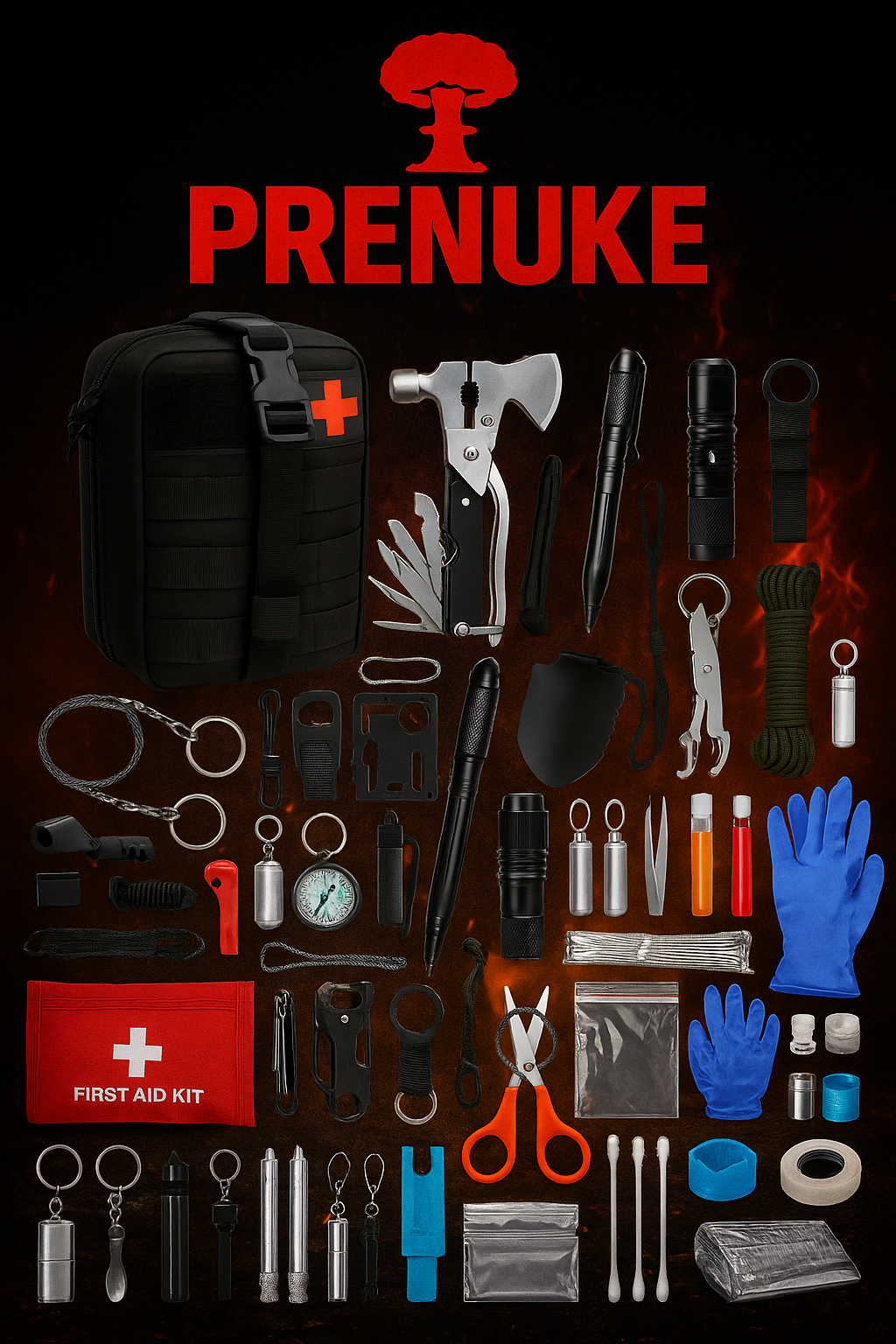 PRENUKE® Survival Pack – Kit da Guerra & Blackout